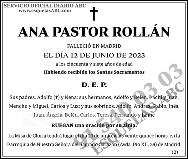 Ana Pastor Rollán