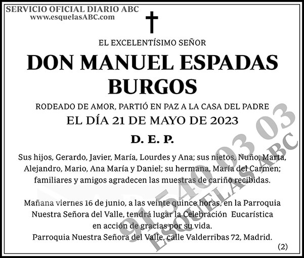 Manuel Espadas Burgos