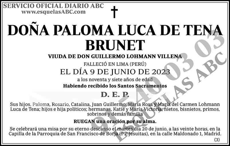 Paloma Luca de Tena Brunet
