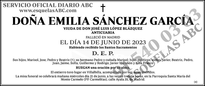 Emilia Sánchez García