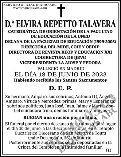Elvira Repetto Talavera