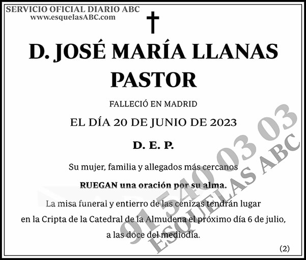José María Llanas Pastor