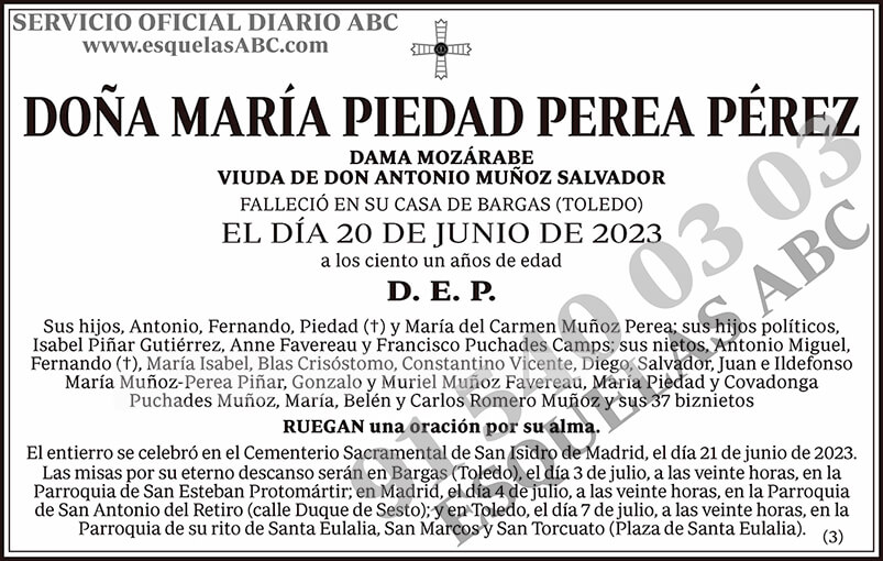 María Piedad Perea Pérez