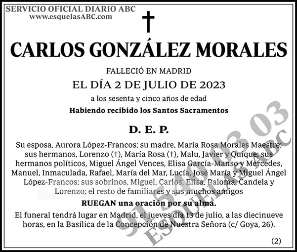 Carlos González Morales