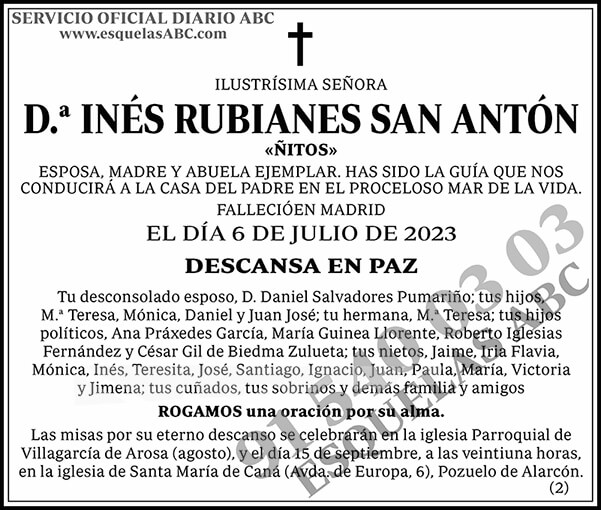 Inés Rubianes San Antón