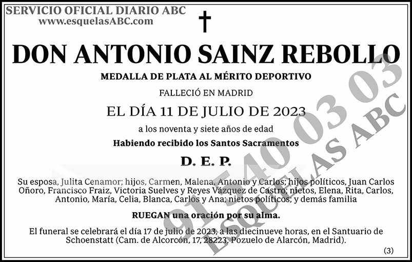 Antonio Sainz Rebollo