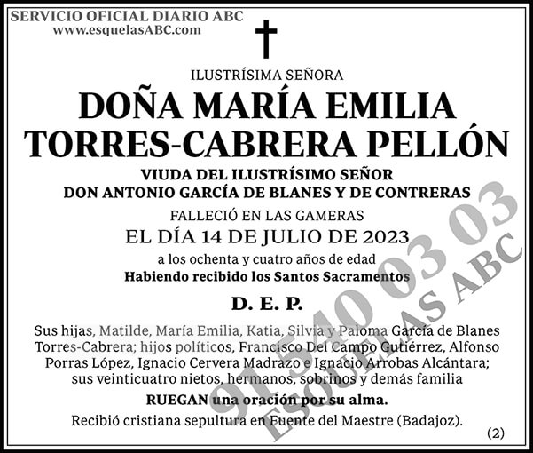 María Emilia Torres-Cabrera Pellón