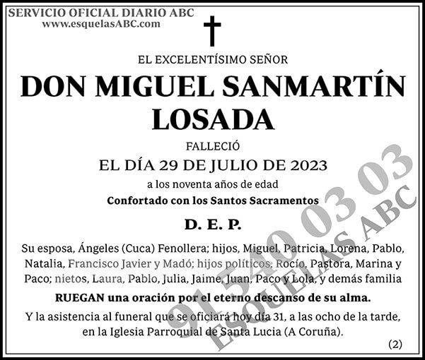 Miguel Sanmartín Losada