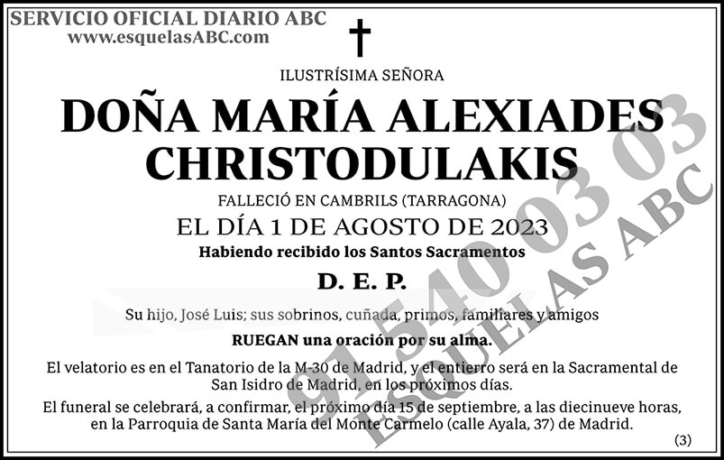 María Alexiades Christodulakis
