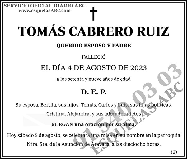 Tomás Cabrero Ruiz