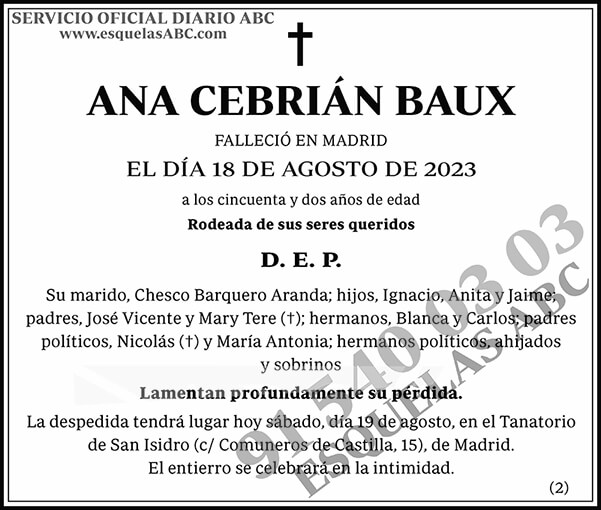 Ana Cebrián Baux