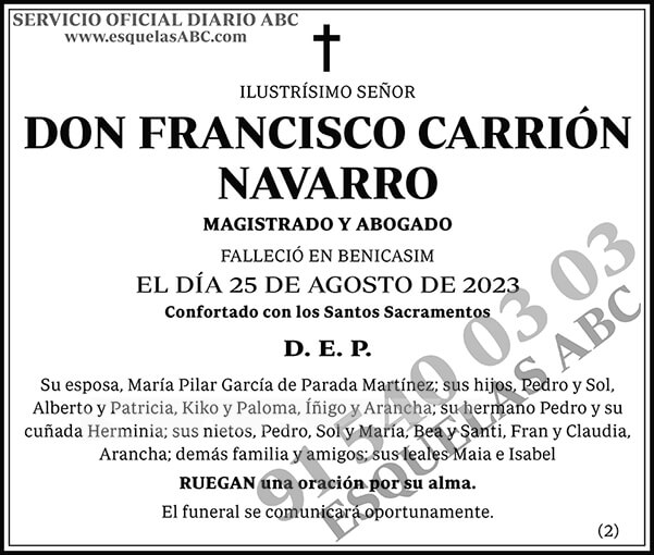 Francisco Carrión Navarro