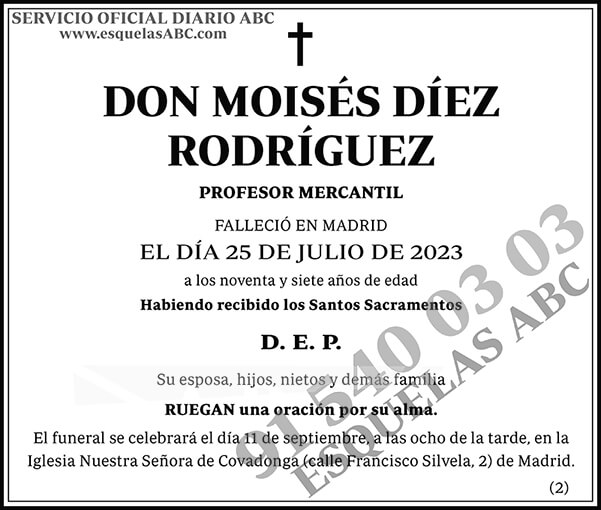 Moisés Díez Rodríguez