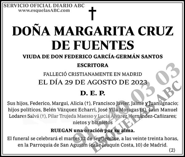 Margarita Cruz de Fuentes