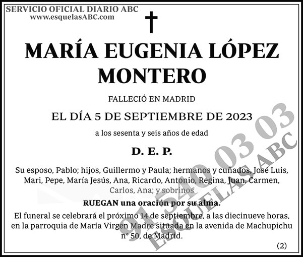 María Eugenia López Montero