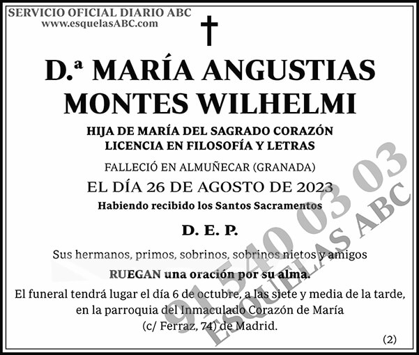 María Angustias Montes Wilhelmi