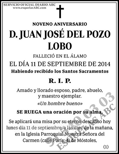 Juan José del Pozo Lobo