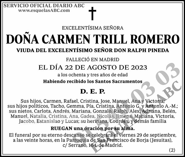 Carmen Trill Romero