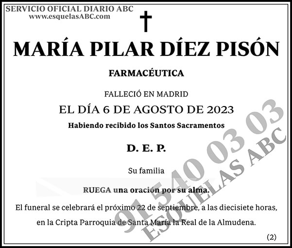 María Pilar Díez Pisón