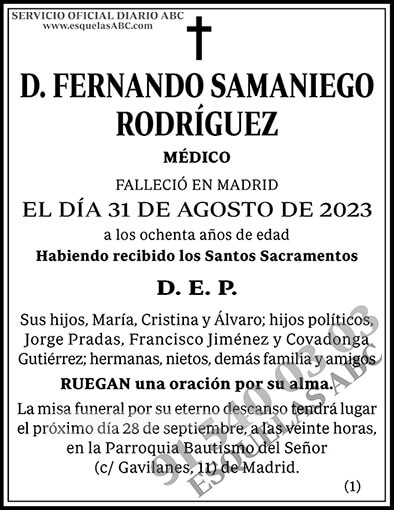 Fernando Samaniego Rodríguez