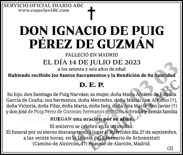Ignacio de Puig Pérez de Guzmán