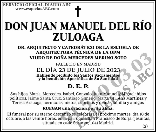 Juan Manuel del Río Zuloaga