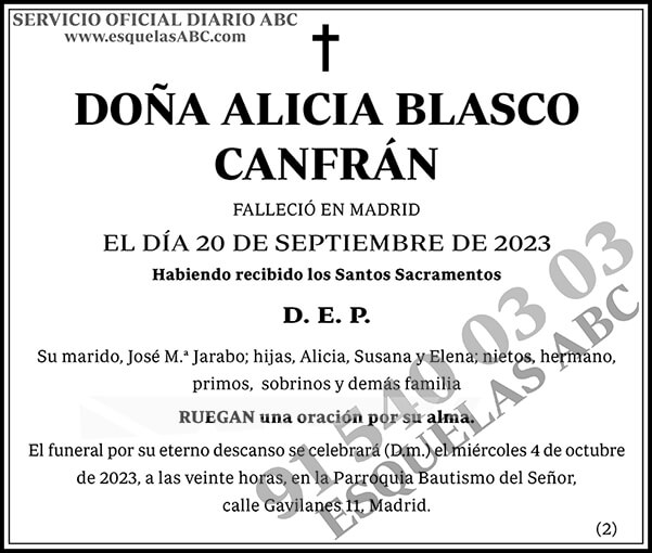 Alicia Blasco Canfrán