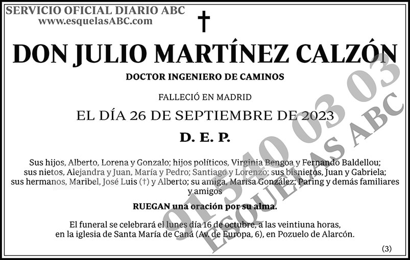 Julio Martínez Calzón