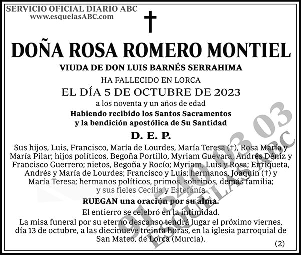 Rosa Romero Montiel