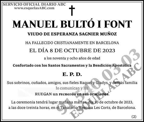 Manuel Bultó I Font