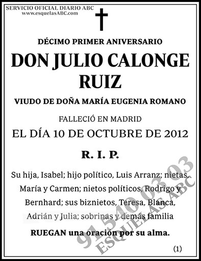 Julio Calonge Ruiz