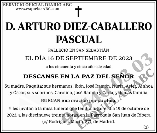 Arturo Diez-Caballero Pascual