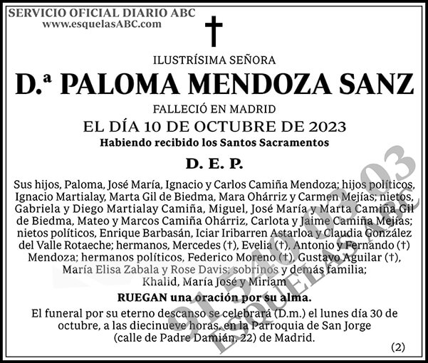 Paloma Mendoza Sanz