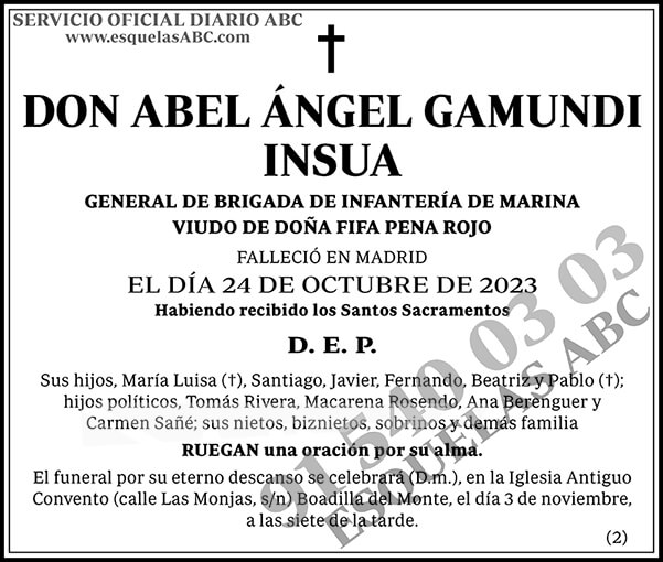 Abel Ángel Gamundi Insua