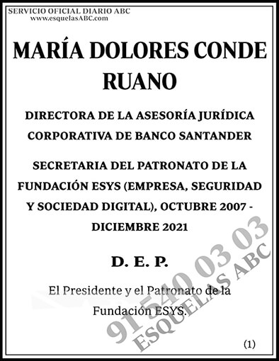 María Dolores Conde Ruano