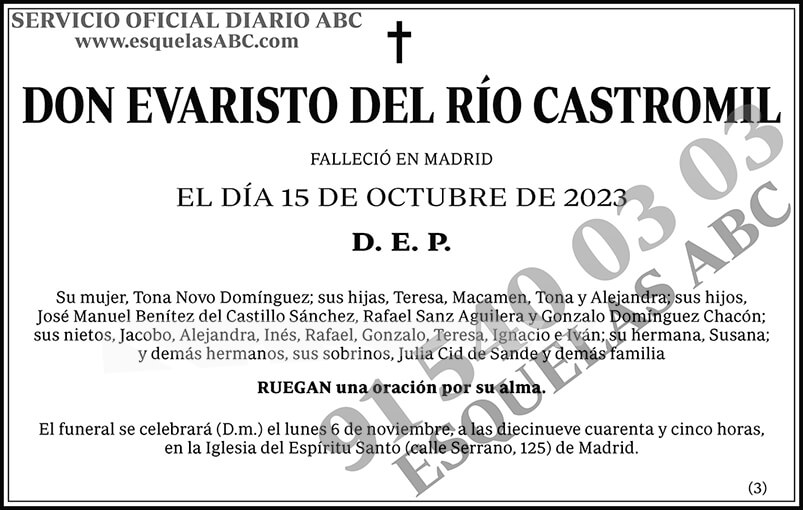 Evaristo del Río Castromil