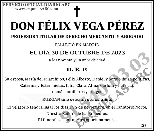 Félix Vega Pérez