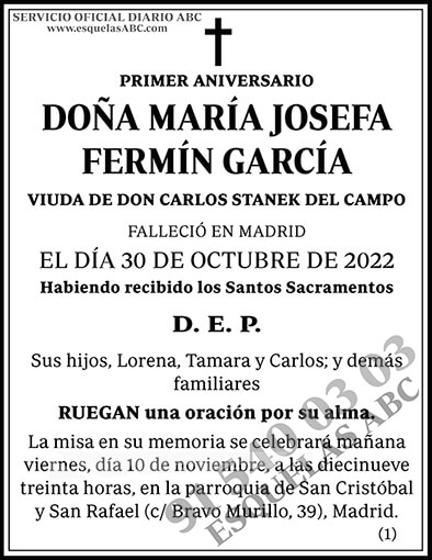María Josefa Fermín García