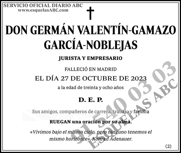 Germán Valentín-Gamazo García-Noblejas