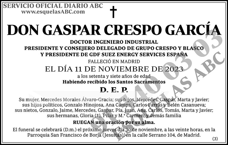 Gaspar Crespo García