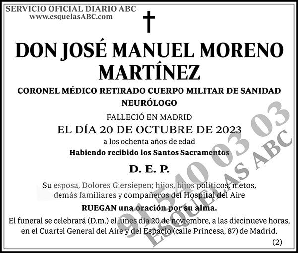 José Manuel Moreno Martínez