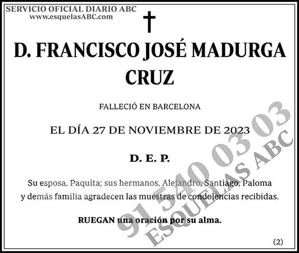 Francisco José Madurga Cruz