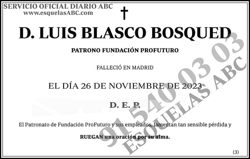 Luis Blasco Bosqued