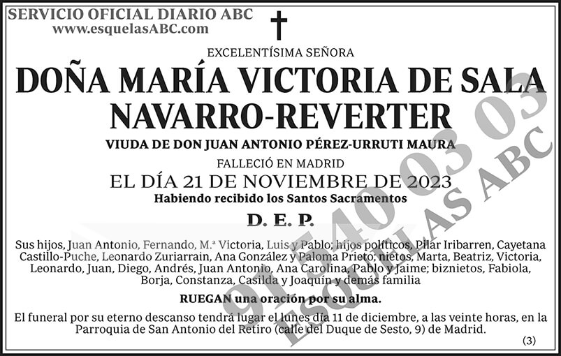 María Victoria de Sala Navarro-Reverter