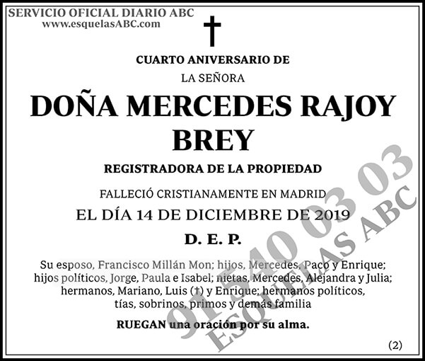 Mercedes Rajoy Brey