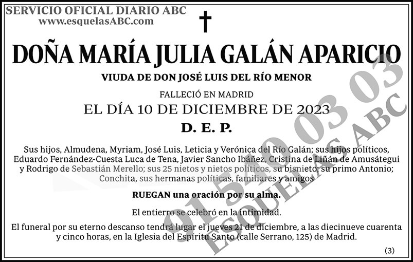 María Julia Galán Aparicio