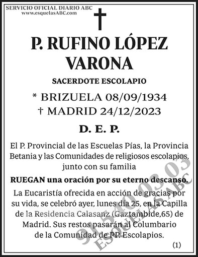 Rufino López Varona