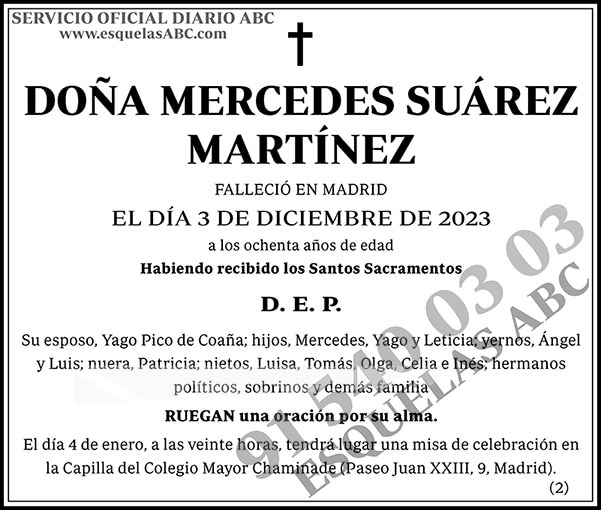 Mercedes Suárez Martínez