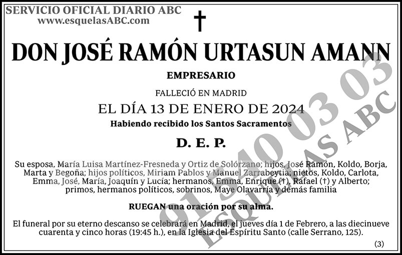 José Ramón Urtasun Amann