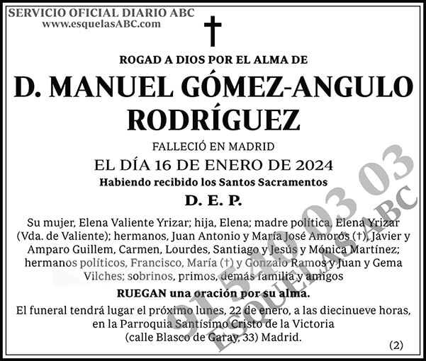 Manuel Gómez-Angulo Rodríguez